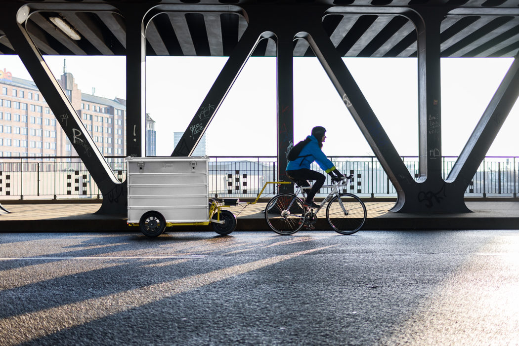Nuwiel electric bicycle trailer